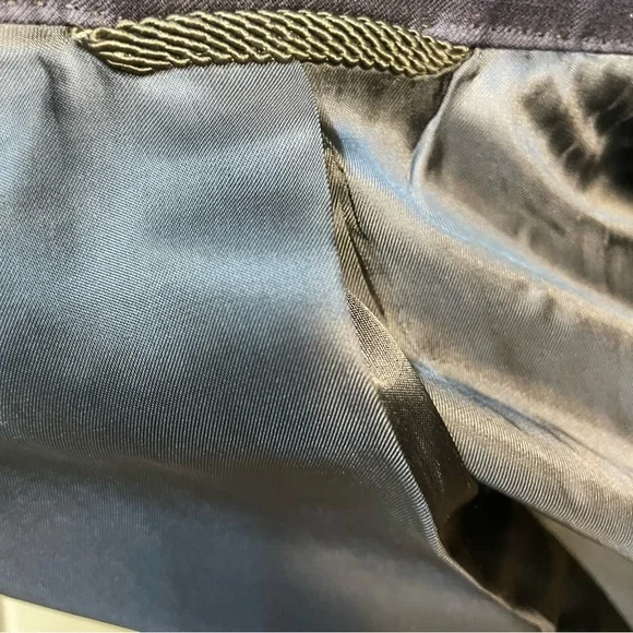 Tom James Royal Classic Custom Tailored Navy Blue single-breasted suit blazer, S - Picture 5 of 9